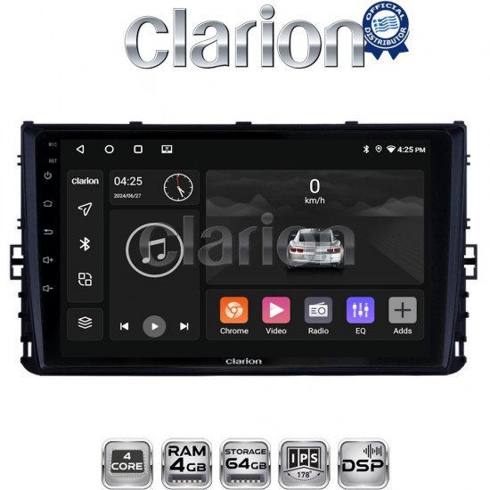 CLARION GL32284 Οθόνη OEM Multimedia Αυτοκινήτου για VW T-ROC & T-CROSS 2017> (CarPlay/AndroidAuto/BT/GPS/WIFI/GPRS)