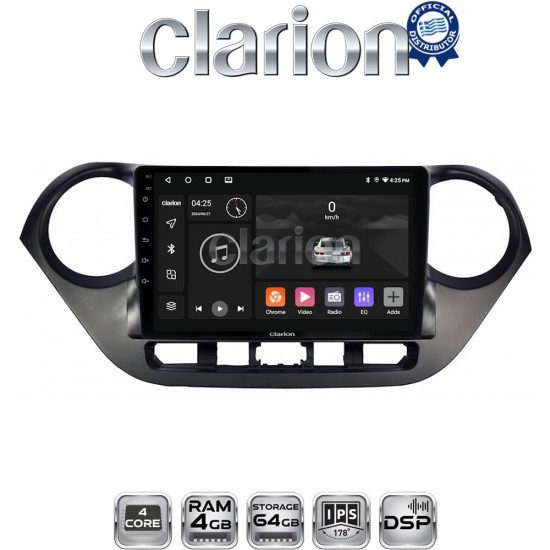 CLARION GL32406 Οθόνη OEM Multimedia Αυτοκινήτου για Hyundai i10 2014> (CarPlay/AndroidAuto/BT/GPS/WIFI/GPRS)