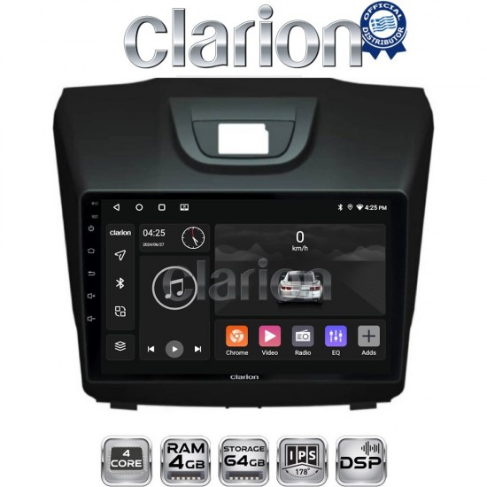 CLARION GL32435 Οθόνη OEM Multimedia Αυτοκινήτου για ISUZU DMAX 2012> (CarPlay/AndroidAuto/BT/GPS/WIFI/GPRS)