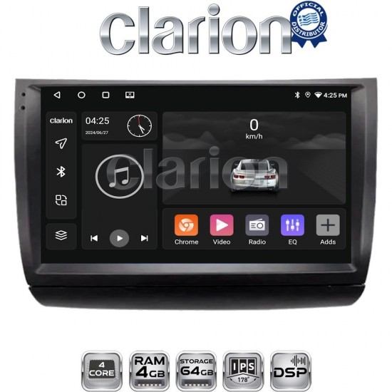 CLARION GL32481 Οθόνη OEM Multimedia Αυτοκινήτου για Toyota Prius 2002 > 2009 (CarPlay/AndroidAuto/BT/GPS/WIFI/GPRS)
