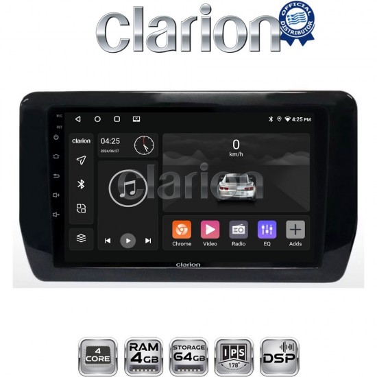 CLARION GL32572 Οθόνη OEM Multimedia Αυτοκινήτου για TOYOTA RAV 4 2019 > (CarPlay/AndroidAuto/BT/GPS/WIFI/GPRS)