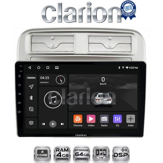 CLARION GL32660 Οθόνη OEM Multimedia Αυτοκινήτου για Fiat Grande Punto 2005 > 2009 Fiat Linea 2005 > 2017 (CarPlay/AndroidAuto/BT/GPS/WIFI/GPRS)