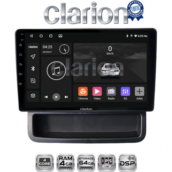 CLARION GL32893 Οθόνη OEM Multimedia Αυτοκινήτου για Opel Vivaro - Renault Trafic - Nissan Primastar 2010 > 2014 (CarPlay/AndroidAuto/BT/GPS/WIFI/GPRS)
