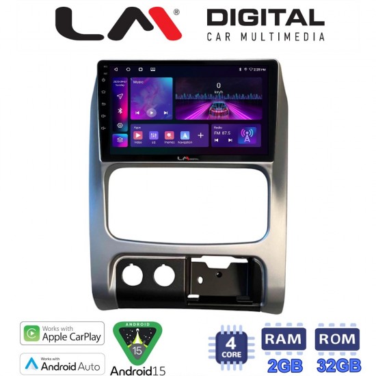 LM Digital - LM ZA4736 GPS Οθόνη OEM Multimedia Αυτοκινήτου για JEEP CHEROKEE & LIBERTY 2002-2007 (CarPlay/AndroidAuto/BT/GPS/WIFI/GPRS)