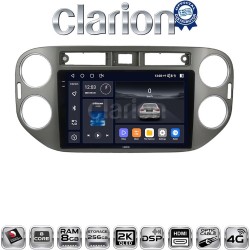 CLARION GL75590G Οθόνη OEM Multimedia Αυτοκινήτου για VW Tiguan 2007 - 2016 Ανθρακί (CarPlay/AndroidAuto/BT/GPS/WIFI/GPRS)