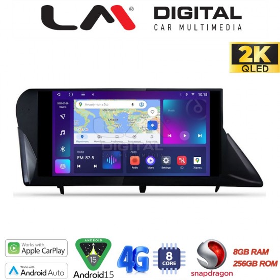 LM Digital - LM ZQ8800 GPS Οθόνη OEM Multimedia Αυτοκινήτου για LEXUS RX 2009 > 2014 (CarPlay/AndroidAuto/BT/GPS/WIFI/GPRS)