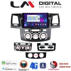LM Digital - LM ZT8822 GPS Οθόνη OEM Multimedia Αυτοκινήτου για Toyota Hilux 2005 > 2016CLIMA /AC (CarPlay/AndroidAuto/BT/GPS/WIFI/GPRS)