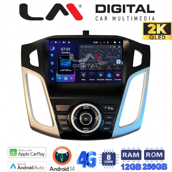 LM Digital - LM KS8150 GPS Οθόνη OEM Multimedia Αυτοκινήτου για (CarPlay/AndroidAuto/BT/GPS/WIFI/GPRS)