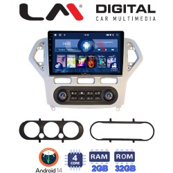LM Digital - LM ZL4367S GPS Οθόνη OEM Multimedia Αυτοκινήτου για Ford Mondeo 2007 > 2010 (BT/GPS/WIFI/GPRS)