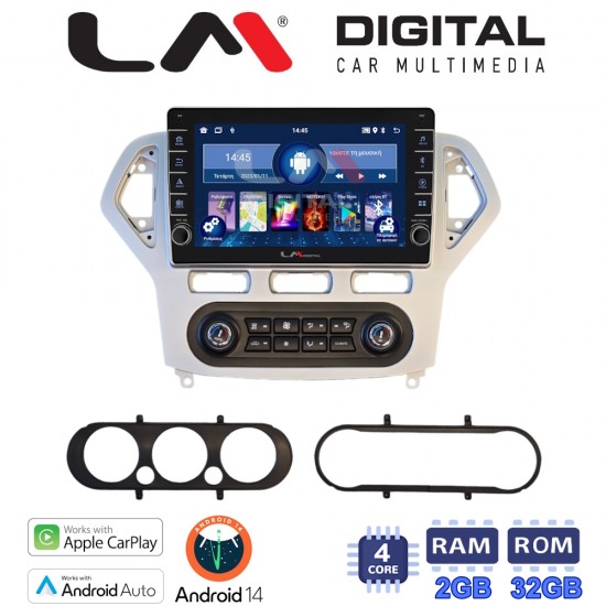 LM Digital - LM ZG4367S GPS Οθόνη OEM Multimedia Αυτοκινήτου για Ford Mondeo 2007 > 2010 (CarPlay/AndroidAuto/BT/GPS/WIFI/GPRS)