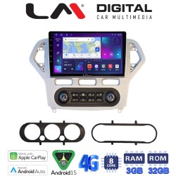LM Digital - LM ZE8367S GPS Οθόνη OEM Multimedia Αυτοκινήτου για Ford Mondeo 2007 > 2010 (CarPlay/AndroidAuto/BT/GPS/WIFI/GPRS)