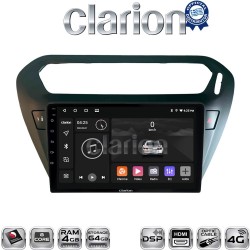 CLARION GL74294B Οθόνη OEM Multimedia Αυτοκινήτου για Citroen Elysee 2013 > Peugeot 301 2013 > (CarPlay/AndroidAuto/BT/GPS/WIFI/GPRS)