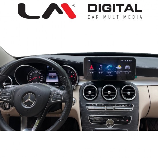 LM Digital - LM JFK510 464 Οθόνη OEM Multimedia Αυτοκινήτου για MERCEDESC CLASS (W205) 2015 >GLC (X253) 2015 >X CLASS (W470) 2017 > (CarPlay/AndroidAuto/BT/GPS/WIFI/GPRS)