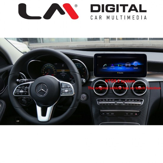 LM Digital - LM JFK511 464 Οθόνη OEM Multimedia Αυτοκινήτου για Mercedes C class W205 2019 > 2021 με εργοστασιακό σύστημα NTG 5.5 (CarPlay/AndroidAuto/BT/GPS/WIFI/GPRS)