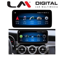 LM Digital - LM JFK337M12 464 Οθόνη OEM Multimedia Αυτοκινήτου για Mercedes A ClassCLA Class ( W176)GLA class (X256)2013 > 2017 (CarPlay/AndroidAuto/BT/GPS/WIFI/GPRS)