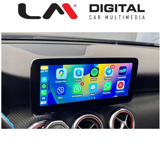 LM Digital - LM JFK337M12 464 Οθόνη OEM Multimedia Αυτοκινήτου για Mercedes A ClassCLA Class ( W176)GLA class (X256)2013 > 2017 (CarPlay/AndroidAuto/BT/GPS/WIFI/GPRS)