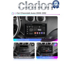 CLARION GL31021 Οθόνη OEM Multimedia Αυτοκινήτου για Chevrolet Aveo 2006 > 2010 (CarPlay/AndroidAuto/BT/GPS/WIFI/GPRS)