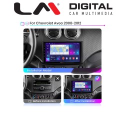 CLARION GL71021 Οθόνη OEM Multimedia Αυτοκινήτου για Chevrolet Aveo 2006 > 2010 (CarPlay/AndroidAuto/BT/GPS/WIFI/GPRS)