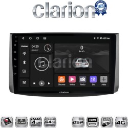 CLARION GL74021 Οθόνη OEM Multimedia Αυτοκινήτου για Chevrolet Aveo 2006 > 2010 (CarPlay/AndroidAuto/BT/GPS/WIFI/GPRS)