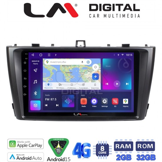 LM Digital - LM ZR8027G GPS Οθόνη OEM Multimedia Αυτοκινήτου για Toyota Avensis 2009 > 2016 (CarPlay/AndroidAuto/BT/GPS/WIFI/GPRS)