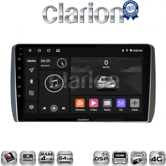 CLARION GL74885 Οθόνη OEM Multimedia Αυτοκινήτου για Toyota Urban - IST 2007 > 2016 (CarPlay/AndroidAuto/BT/GPS/WIFI/GPRS)
