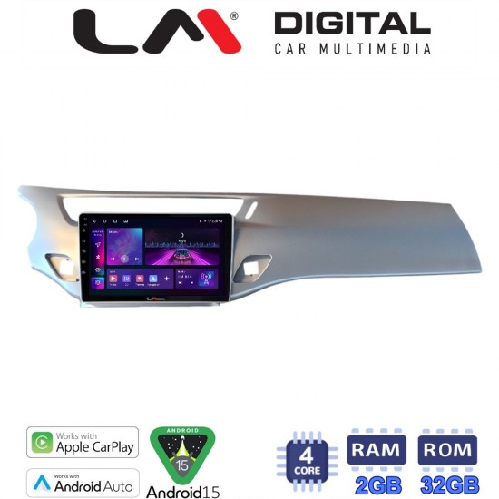 LM Digital - LM ZA4940S GPS Οθόνη OEM Multimedia Αυτοκινήτου για Citroen C3 DS3 2009 > 2016 (CarPlay/AndroidAuto/BT/GPS/WIFI/GPRS)