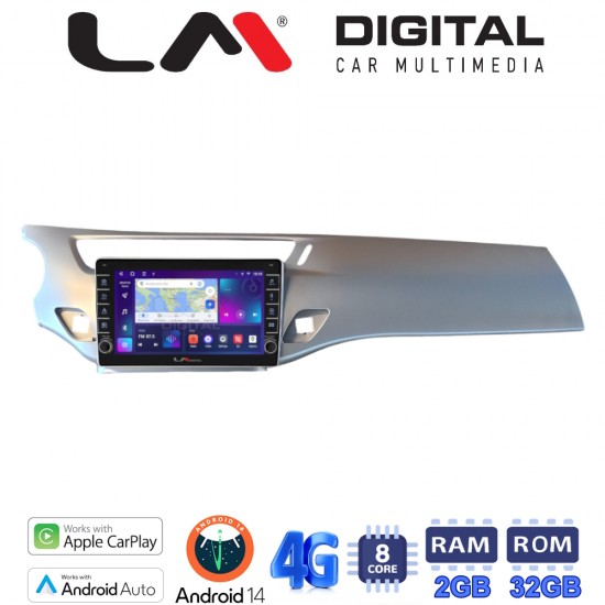 LM Digital - LM ZG8940S GPS Οθόνη OEM Multimedia Αυτοκινήτου για Citroen C3 DS3 2009 > 2016 (CarPlay/AndroidAuto/BT/GPS/WIFI/GPRS)
