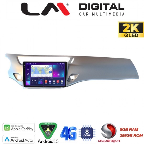 LM Digital - LM ZQ8940S GPS Οθόνη OEM Multimedia Αυτοκινήτου για Citroen C3 DS3 2009 > 2016 (CarPlay/AndroidAuto/BT/GPS/WIFI/GPRS)