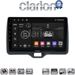 CLARION GL74554H Οθόνη OEM Multimedia Αυτοκινήτου για Toyota Yaris 2020 > 2023 (CarPlay/AndroidAuto/BT/GPS/WIFI/GPRS)