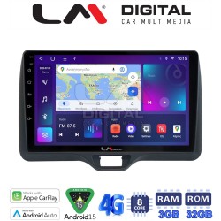 LM Digital - LM ZE8554H GPS Οθόνη OEM Multimedia Αυτοκινήτου για Toyota Yaris 2020 > 2023 (CarPlay/AndroidAuto/BT/GPS/WIFI/GPRS)