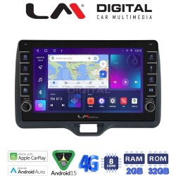 LM Digital - LM ZG8554H GPS Οθόνη OEM Multimedia Αυτοκινήτου για Toyota Yaris 2020 > 2023 (CarPlay/AndroidAuto/BT/GPS/WIFI/GPRS)