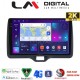 LM Digital - LM ZQ8554H GPS Οθόνη OEM Multimedia Αυτοκινήτου για Toyota Yaris 2020 > 2023 (CarPlay/AndroidAuto/BT/GPS/WIFI/GPRS)