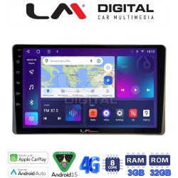 LM Digital - LM ZE8754 GPS Οθόνη OEM Multimedia Αυτοκινήτου για Toyota Yaris 2023 > (CarPlay/AndroidAuto/BT/GPS/WIFI/GPRS)