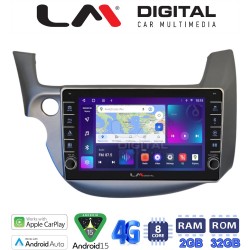 LM Digital - LM ZG8549G GPS Οθόνη OEM Multimedia Αυτοκινήτου για Honda Jazz 2008 > 2012 (CarPlay/AndroidAuto/BT/GPS/WIFI/GPRS)
