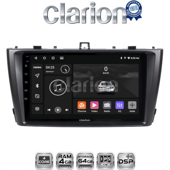 CLARION GL32027G Οθόνη OEM Multimedia Αυτοκινήτου για Toyota Avensis 2009 > 2016 (CarPlay/AndroidAuto/BT/GPS/WIFI/GPRS)