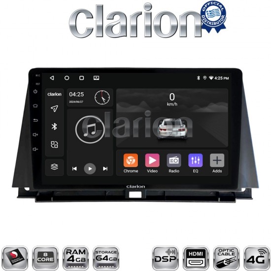 CLARION GL74702 Οθόνη OEM Multimedia Αυτοκινήτου για Lexus NX 2014 > 2016 (CarPlay/AndroidAuto/BT/GPS/WIFI/GPRS)