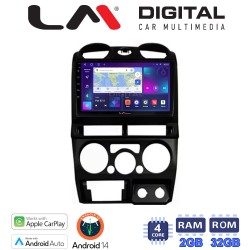 LM Digital - LM ZN4425B GPS Οθόνη OEM Multimedia Αυτοκινήτου για Isuzu D-Max 2008 > 2012 (CarPlay/AndroidAuto/BT/GPS/WIFI/GPRS)