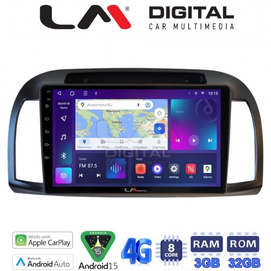 LM Digital - LM ZE8300B GPS Οθόνη OEM Multimedia Αυτοκινήτου για Nissan Micra 2002 > 2007 (CarPlay/AndroidAuto/BT/GPS/WIFI/GPRS)