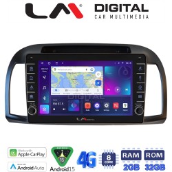 LM Digital - LM ZG8300B GPS Οθόνη OEM Multimedia Αυτοκινήτου για Nissan Micra 2002 > 2007 (CarPlay/AndroidAuto/BT/GPS/WIFI/GPRS)