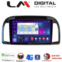 LM Digital - LM ZT8300B GPS Οθόνη OEM Multimedia Αυτοκινήτου για Nissan Micra 2002 > 2007 (CarPlay/AndroidAuto/BT/GPS/WIFI/GPRS)