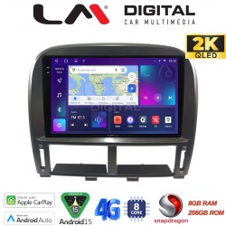 LM Digital - LM ZQ8980 GPS Οθόνη OEM Multimedia Αυτοκινήτου για LEXUS LS 430 2000 > 2006 (CarPlay/AndroidAuto/BT/GPS/WIFI/GPRS)