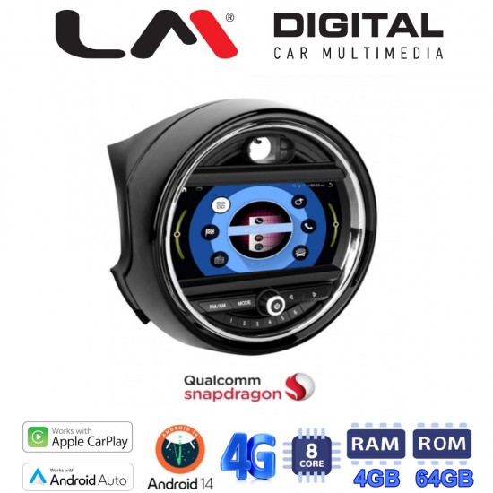 LM Digital - LM JFK845 EVO Οθόνη OEM Multimedia Αυτοκινήτου για ΜΙΝΙ (F55/F56/F57) 2018 > με εργοστασιακό σύστημα EVO (CarPlay/AndroidAuto/BT/GPS/WIFI/GPRS)