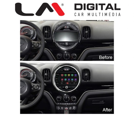 LM Digital - LM JFK8758 Οθόνη OEM Multimedia Αυτοκινήτου για ΜΙΝΙ COUNTRYMAN (F60) 2017 > 2022 (CarPlay/AndroidAuto/BT/GPS/WIFI/GPRS)