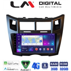LM Digital - LM ZR8085B GPS Οθόνη OEM Multimedia Αυτοκινήτου για Toyota Yaris 2006 > 2011 (CarPlay/AndroidAuto/BT/GPS/WIFI/GPRS)
