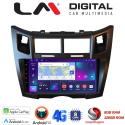 LM Digital - LM ZT8085B GPS Οθόνη OEM Multimedia Αυτοκινήτου για Toyota Yaris 2006 > 2011 (CarPlay/AndroidAuto/BT/GPS/WIFI/GPRS)