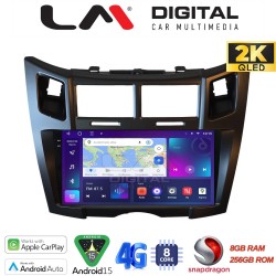 LM Digital - LM ZQ8085B GPS Οθόνη OEM Multimedia Αυτοκινήτου για Toyota Yaris 2006 > 2011 (CarPlay/AndroidAuto/BT/GPS/WIFI/GPRS)