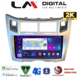 LM Digital - LM ZQ8085S GPS Οθόνη OEM Multimedia Αυτοκινήτου για Toyota Yaris 2006 > 2011 (CarPlay/AndroidAuto/BT/GPS/WIFI/GPRS)