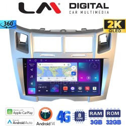 LM Digital - LM ZD8085S GPS Οθόνη OEM Multimedia Αυτοκινήτου για Toyota Yaris 2006 > 2011 (CarPlay/AndroidAuto/BT/GPS/WIFI/GPRS)