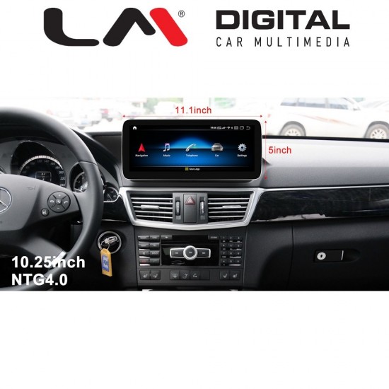 LM Digital - LM JFK502 464 Οθόνη OEM Multimedia Αυτοκινήτου για Mercedes W212 2009 > 2012 με εργοστασιακό σύστημα NTG 4.0 (CarPlay/AndroidAuto/BT/GPS/WIFI/GPRS)
