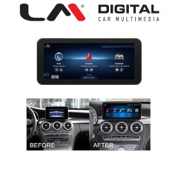 LM Digital - LM JFK510 8128 Οθόνη OEM Multimedia Αυτοκινήτου για Mercedes GLC/C class W205/V Class 2016 > 2019 με εργοστασιακό σύστημα NTG 5.0 (CarPlay/AndroidAuto/BT/GPS/WIFI/GPRS)